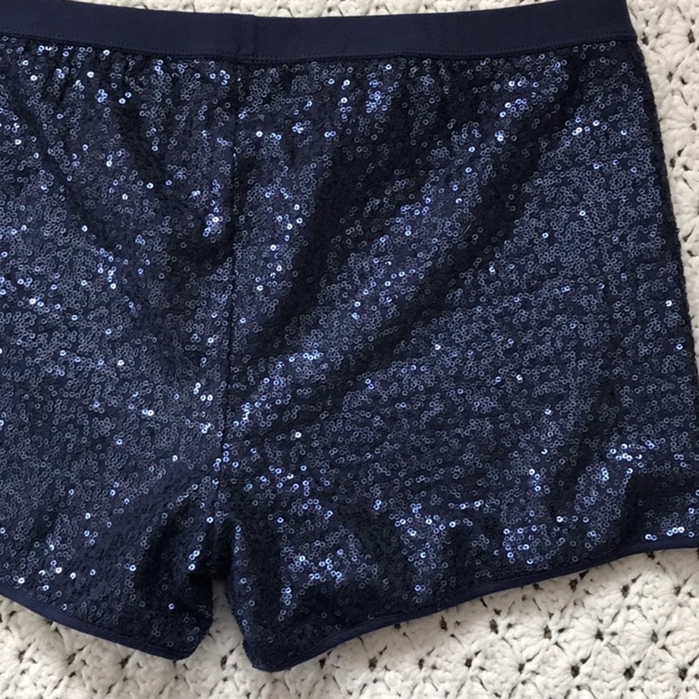 Aerie Navy Sequin Women Shorts - Picture 4 of 4
